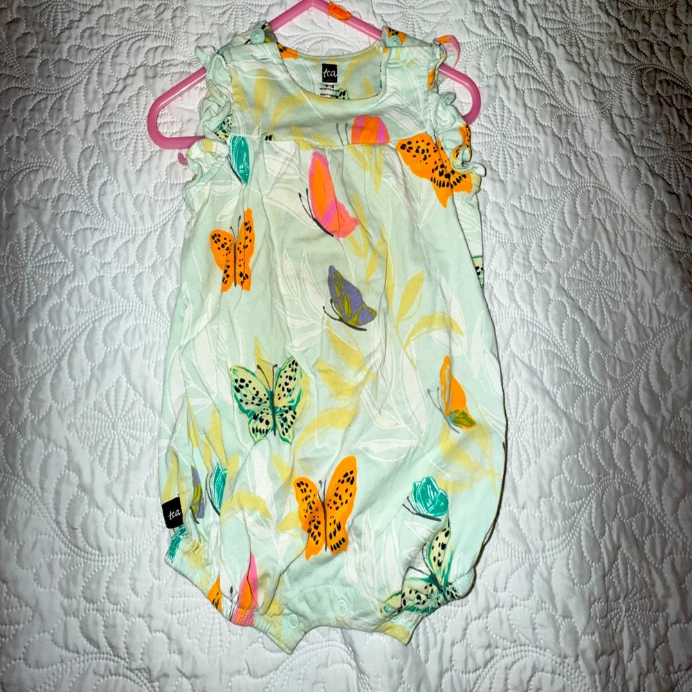 9-12 month Butterfly bubble from the Tea Collection.